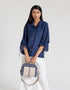 DRAWSTRING SLEEVE SHIRT